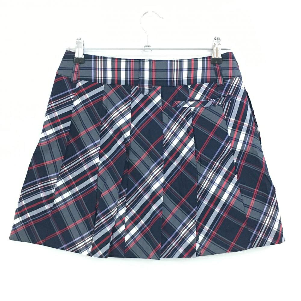 【美品】23区スポーツ スカート ネイビー×レッド チェック レディース M ゴルフウェア 23区 reonard-10142516 レオナード 楽天市場店 サンプル画像2