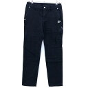 ジャックバニー パンツ 黒 コットン混 レディース 2(L) ゴルフウェア Jack Bunny