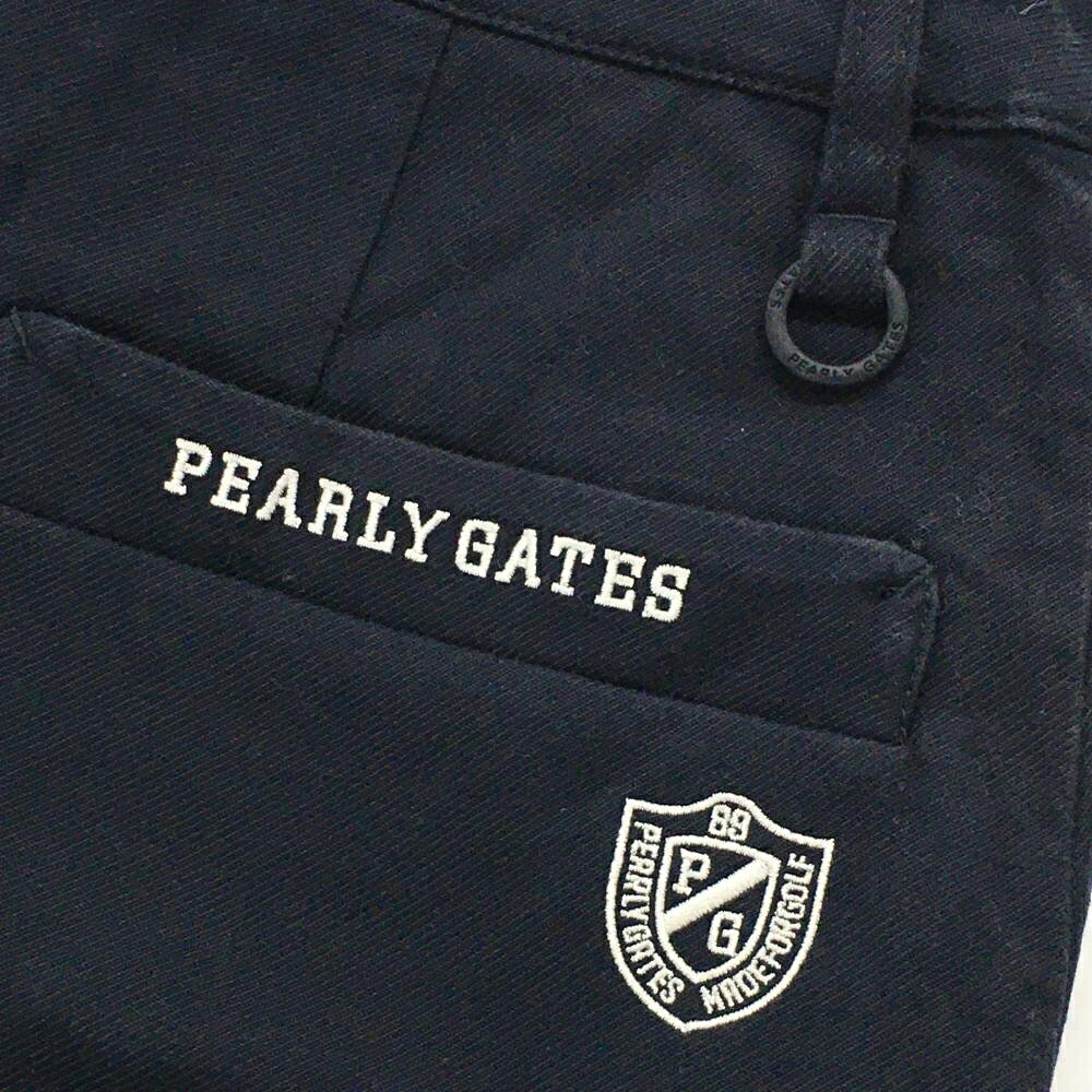 レオナード 楽天市場店のパーリーゲイツ スカート ネイビー ストレッチ ロゴ刺しゅう レディース 00(XS) ゴルフウェア PEARLY GATES｜アングル3
