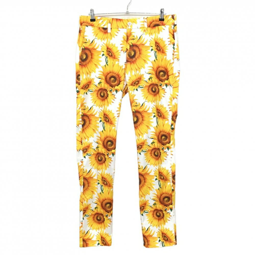 ラウドマウスパンツ白×イエローひま...