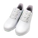 【当店ポイント5倍!!5月1日(木)限り】【未使用品】フットジョイ ゴルフシューズ 白 ×ライトパープル×グリーン 90769J レディース 22.5 ゴルフウ...