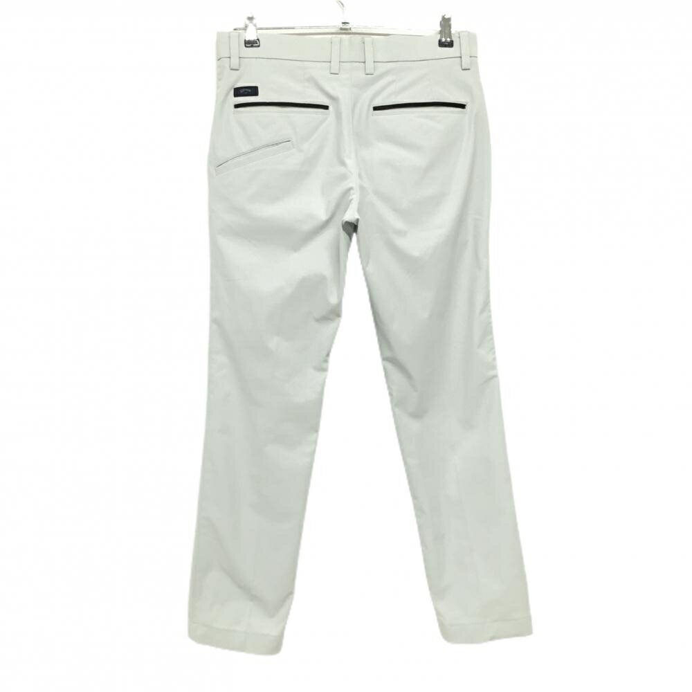【美品】キャロウェイ パンツ ライトグレー 織生地 ストレッチ メンズ M ゴルフウェア 2024年モデル Callaway