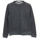 【超美品】アンダーアーマー ニットジャケット ダークグレー×黒 裏起毛 STORM 肩切替素材 レディース LG ゴルフウェア UNDER ARMOUR