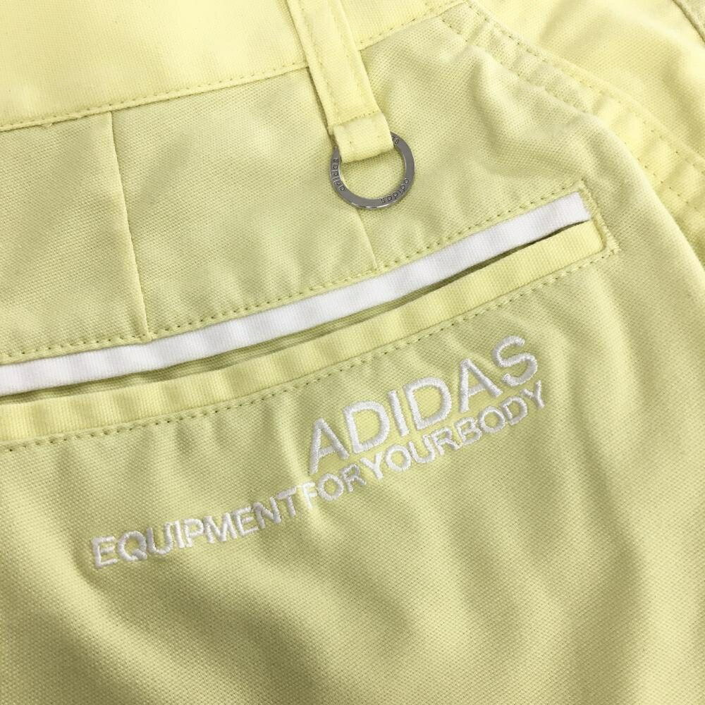 アディダス パンツ イエロー×白 シンプル メンズ 79 ゴルフウェア adidas
