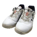 ニューバランスゴルフ ゴルフシューズ 白×ネイビー UGB574W3 ダイヤル式 BOA メンズ 25.5 ゴルフウェア New Balance(4)