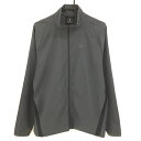 【超美品】ナイキ ジャケット ダークグレー ロゴプリント DRY-FIT メンズ XL ゴルフウェア NIKE