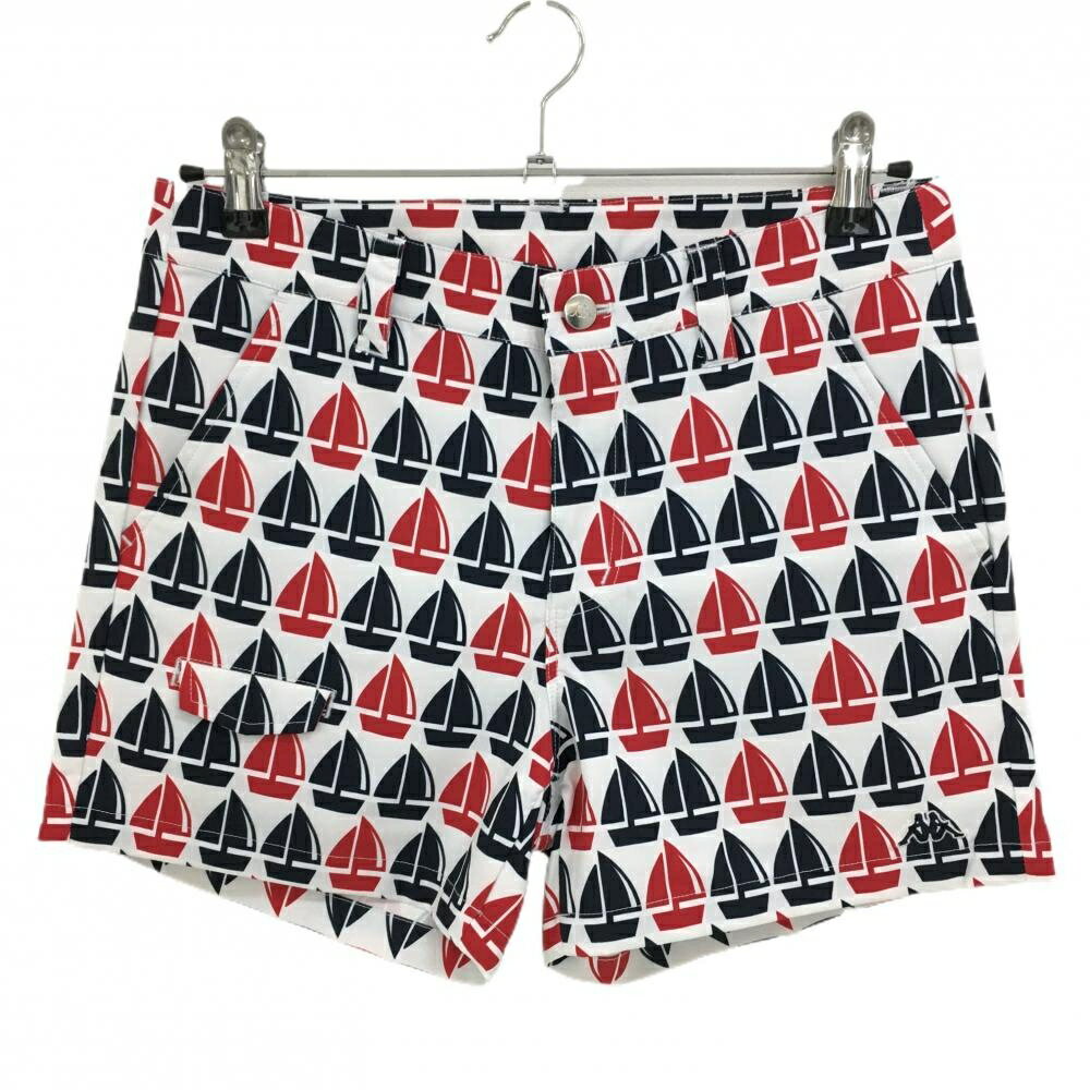 商品説明 ブランド Kappa アイテム ショートパンツ 表記サイズ M ※海外サイズの場合もございます。必ず実寸サイズをご確認ください。 実寸サイズ 　ウエスト：約38.5cm　股上：約24.5cm　股下：約10cm　もも幅：約26.5cm　裾幅：約27cm ※実寸サイズの採寸方法については、こちらをご覧ください。 ★実寸サイズは平台に平置きして外寸を測定しており、商品によっては若干の誤差が生じます。数cmの誤差は予めご了承くださいませ。 特徴・仕様 付属品 商品ランク A+ コメント 商品ランク（ゴルフウェア） N 新品（タグ付き) S 新品未使用品（タグなし） A+ 使用感や汚れ等がない、または目立たない綺麗な中古品 A 使用感や汚れ等が少ない美品や良品 B+ 使用感や中小の汚れ等がある一般的な中古品 B 使用感や大中の汚れ等がある一般的な中古品 C 使用感や大中の汚れ、小さな穴等がある中古品 商品ランク（ゴルフシューズ） N 新品（タグ付き) S 新品未使用品（タグなし） A+ しわや汚れ等がない、または少ない綺麗な中古品 A しわや小さな汚れはあるが、使用感が少ない美品や良品 B+ しわや中小の汚れ、使用感がある一般的な中古品 B しわや大中の汚れ、使用感がある一般的な中古品 C しわや大中の汚れ、使用感がある中古品 D しわや大きな汚れ、使用感がある中古品 &nbsp;★A+～CランクはUSED品となりますので、神経質な方はご入札をお控えください。 &nbsp;★Nランクは新品商品ですが、一部保管時による汚れ等があります。商品説明や写真で必ずご確認ください。　