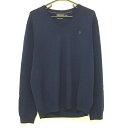 【超美品】ポロゴルフ セーター ネイビー ウール100% ポニー刺しゅう ニット メンズ M ゴルフウェア Ralph Lauren