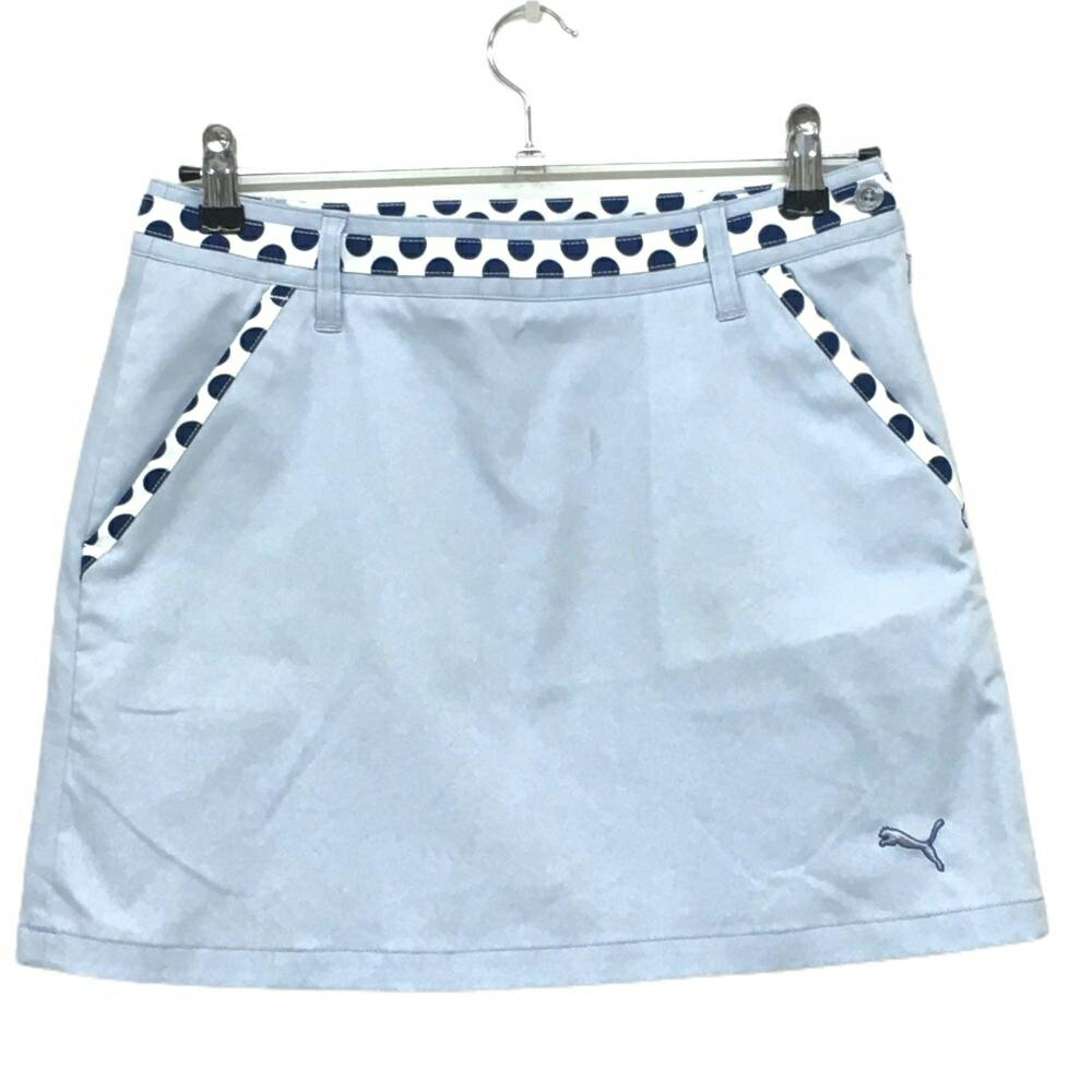 プーマスカートライトブルー×ネイビ...