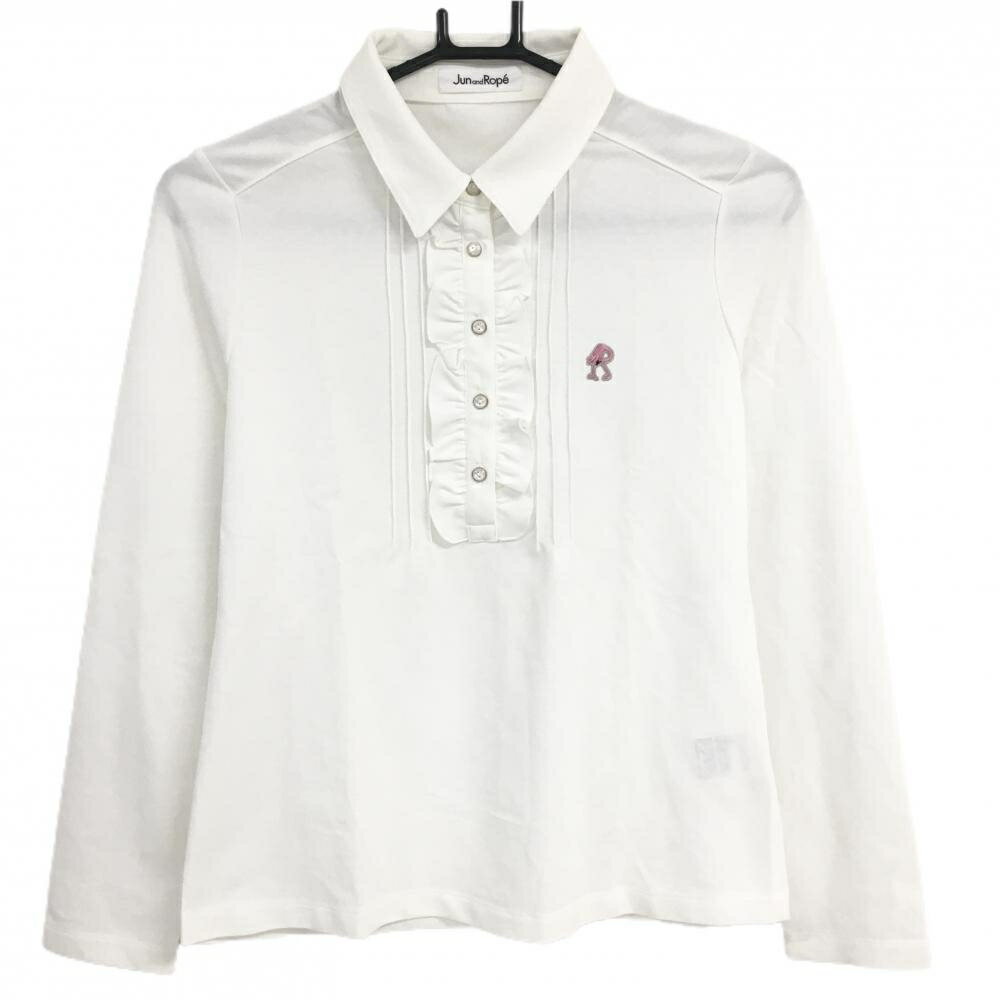 商品説明 ブランド JUN＆ROPE アイテム 長袖ポロシャツ 表記サイズ M ※海外サイズの場合もございます。必ず実寸サイズをご確認ください。 実寸サイズ 　身幅：約42cm　袖丈：約56cm　肩幅：約35.5cm　着丈：約56cm ※実寸サイズの採寸方法については、こちらをご覧ください。 ★実寸サイズは平台に平置きして外寸を測定しており、商品によっては若干の誤差が生じます。数cmの誤差は予めご了承くださいませ。 特徴・仕様 付属品 商品ランク A+ コメント 商品ランク（ゴルフウェア） N 新品（タグ付き) S 新品未使用品（タグなし） A+ 使用感や汚れ等がない、または目立たない綺麗な中古品 A 使用感や汚れ等が少ない美品や良品 B+ 使用感や中小の汚れ等がある一般的な中古品 B 使用感や大中の汚れ等がある一般的な中古品 C 使用感や大中の汚れ、小さな穴等がある中古品 商品ランク（ゴルフシューズ） N 新品（タグ付き) S 新品未使用品（タグなし） A+ しわや汚れ等がない、または少ない綺麗な中古品 A しわや小さな汚れはあるが、使用感が少ない美品や良品 B+ しわや中小の汚れ、使用感がある一般的な中古品 B しわや大中の汚れ、使用感がある一般的な中古品 C しわや大中の汚れ、使用感がある中古品 D しわや大きな汚れ、使用感がある中古品 &nbsp;★A+～CランクはUSED品となりますので、神経質な方はご入札をお控えください。 &nbsp;★Nランクは新品商品ですが、一部保管時による汚れ等があります。商品説明や写真で必ずご確認ください。　