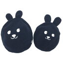 ★特価★【超美品】ジャックバニー ボアポーチ2点セット ネイビー×白 うさぎ親子 マルチケースゴルフ Jack Bunny