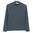 【超美品】ビバハート ハイネックインナーシャツ ネイビー 袖ロゴ レディース 42(L) ゴルフウェア VIVA HEART