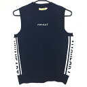 【超美品】ビバハート ニットベスト ダークネイビー×白 サイドロゴ レディース 40(M) ゴルフウェア 2023年モデル VIVA HEART
