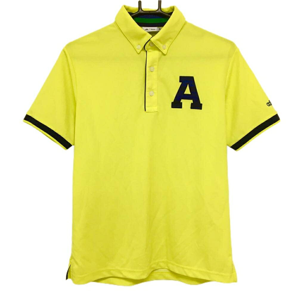 商品説明 ブランド adidas アイテム 半袖ポロシャツ 表記サイズ M/M ※海外サイズの場合もございます。必ず実寸サイズをご確認ください。 実寸サイズ 　身幅：約51cm　袖丈：約21cm　肩幅：約42cm　着丈：約66.5cm ※実寸サイズの採寸方法については、こちらをご覧ください。 ★実寸サイズは平台に平置きして外寸を測定しており、商品によっては若干の誤差が生じます。数cmの誤差は予めご了承くださいませ。 特徴・仕様 付属品 商品ランク B+ コメント 襟・裾・背面汚れ 商品ランク（ゴルフウェア） N 新品（タグ付き) S 新品未使用品（タグなし） A+ 使用感や汚れ等がない、または目立たない綺麗な中古品 A 使用感や汚れ等が少ない美品や良品 B+ 使用感や中小の汚れ等がある一般的な中古品 B 使用感や大中の汚れ等がある一般的な中古品 C 使用感や大中の汚れ、小さな穴等がある中古品 商品ランク（ゴルフシューズ） N 新品（タグ付き) S 新品未使用品（タグなし） A+ しわや汚れ等がない、または少ない綺麗な中古品 A しわや小さな汚れはあるが、使用感が少ない美品や良品 B+ しわや中小の汚れ、使用感がある一般的な中古品 B しわや大中の汚れ、使用感がある一般的な中古品 C しわや大中の汚れ、使用感がある中古品 D しわや大きな汚れ、使用感がある中古品 &nbsp;★A+～CランクはUSED品となりますので、神経質な方はご入札をお控えください。 &nbsp;★Nランクは新品商品ですが、一部保管時による汚れ等があります。商品説明や写真で必ずご確認ください。　