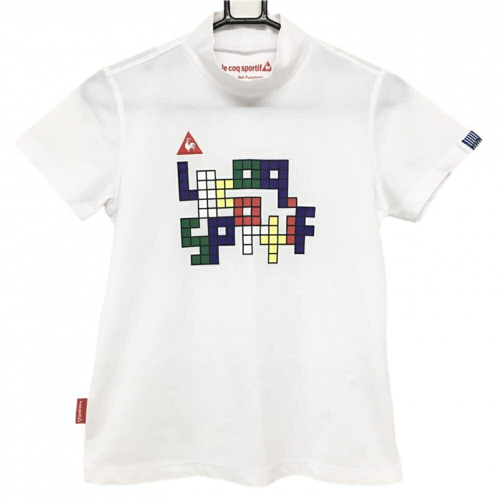 ルコックゴルフ半袖ハイネックシャツ...