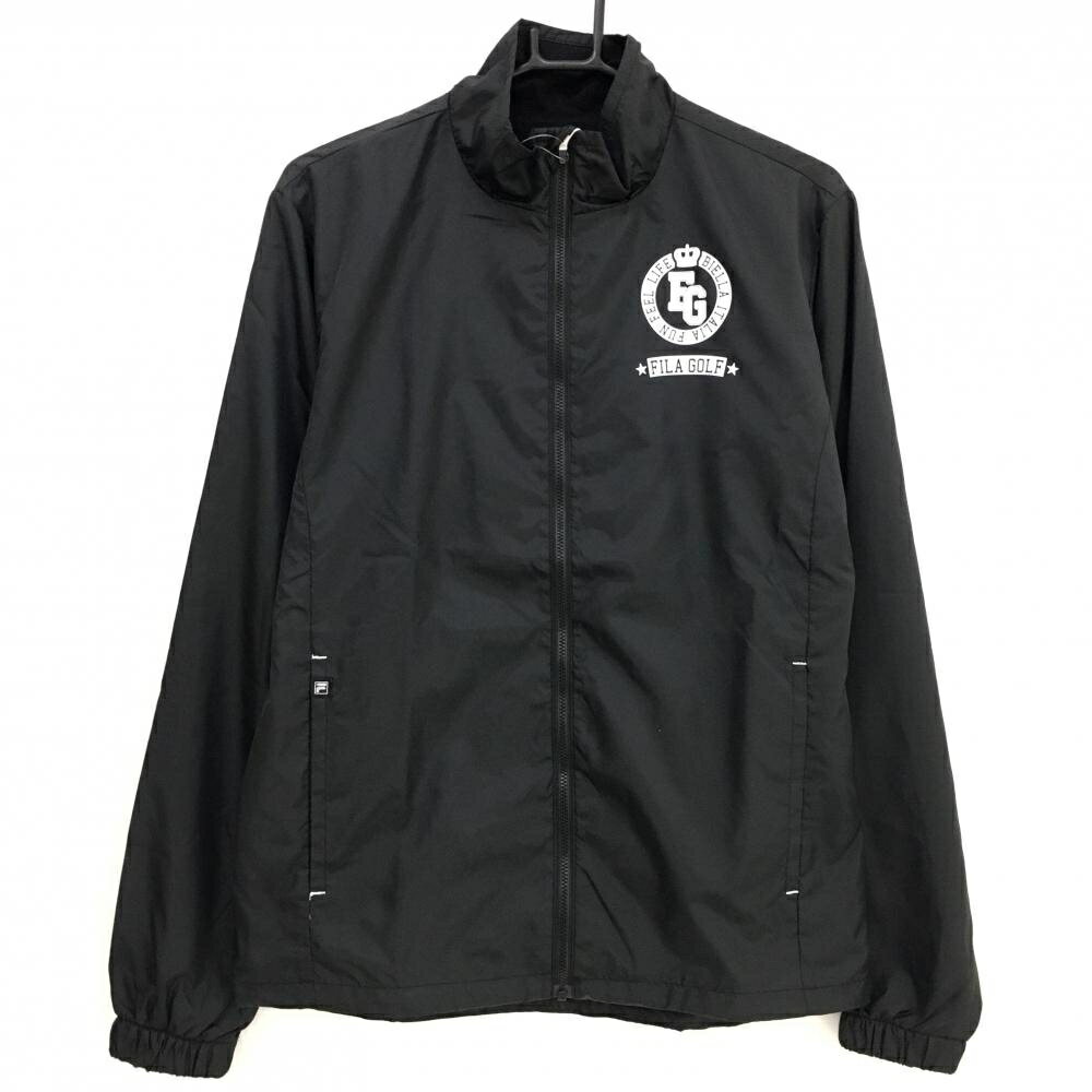 FILA Golf - 【新品】フィラゴルフ ジャケット 黒×白 裏メッシュ 撥水 メンズ M ゴルフウェア FILA GOLF