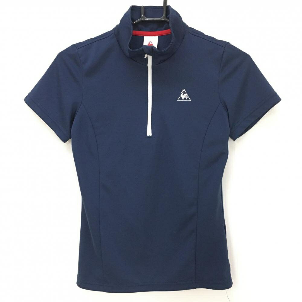 【美品】ルコック ゴルフウェア ジップアップ ニット ジャケット レディース le coq sportif GOLF（ルコックスポルティフ ゴルフ） ルコック