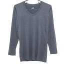 【当店ポイント5倍!6/4 20:00〜6/11 1:59まで】【新品】パラディーゾ インナーシャツ 杢グレー Vネック メンズ M ゴルフウェア Paradiso(4)