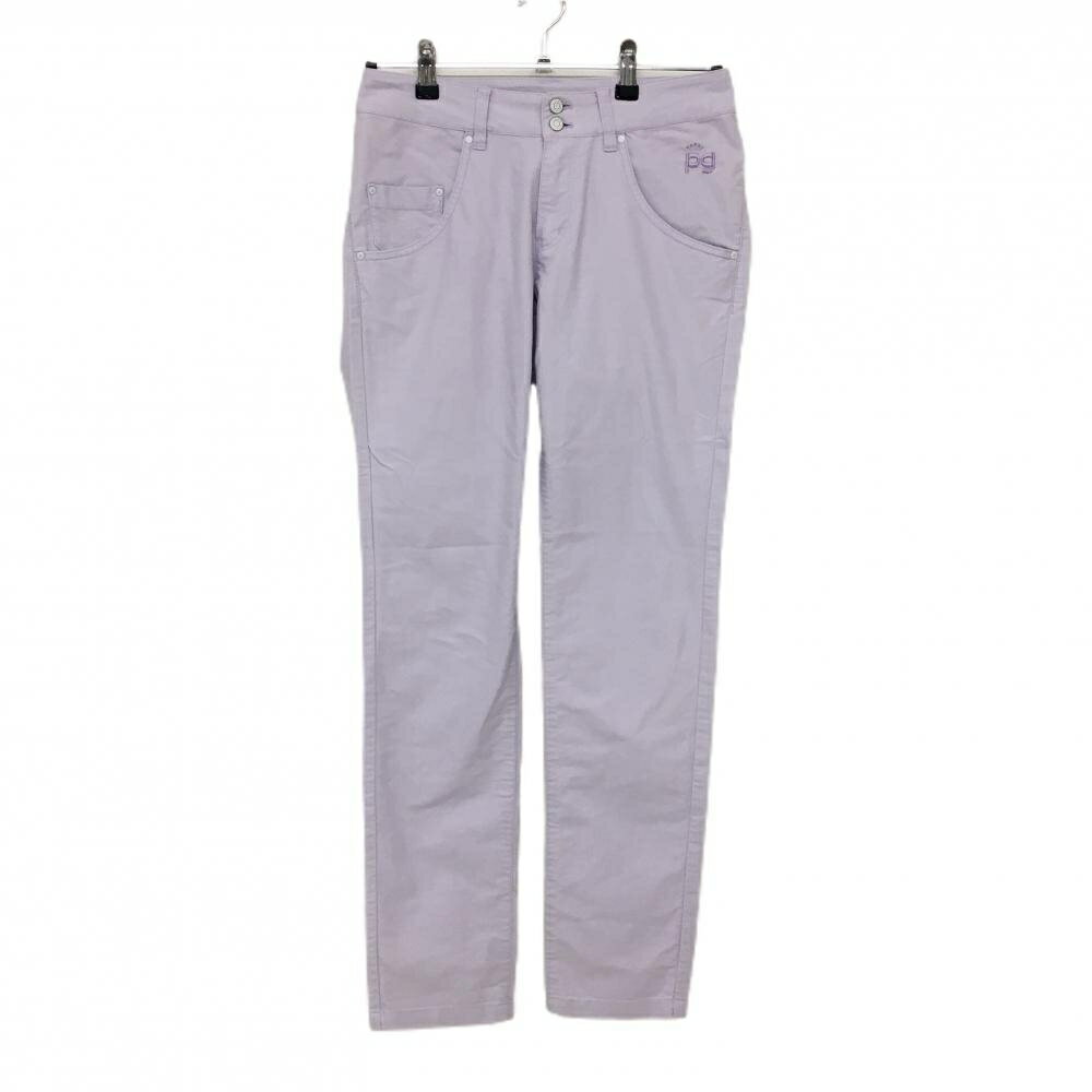 【美品】パーリーゲイツ パンツ ライトパープル ストレッチ レディース 0(S) ゴルフウェア PEARLY GATES