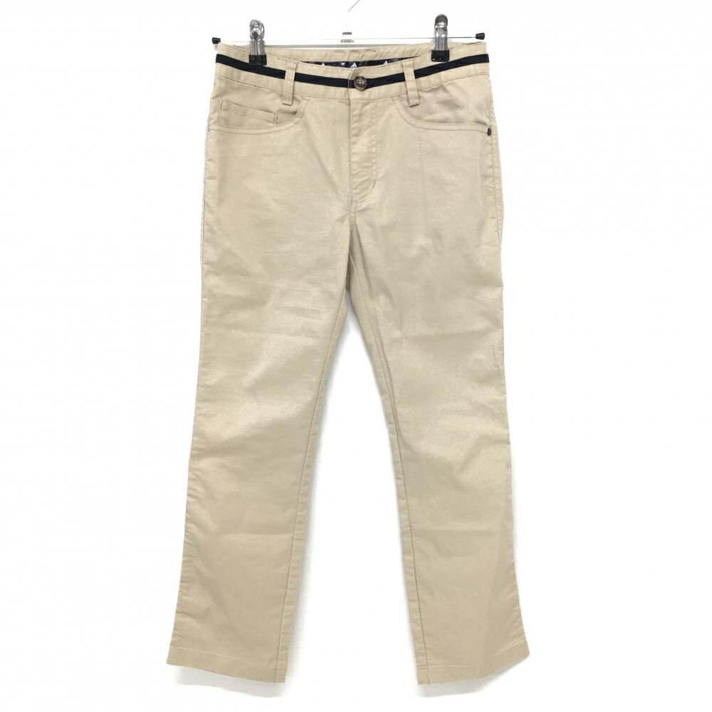 アディダスパンツベージュウエストラ...