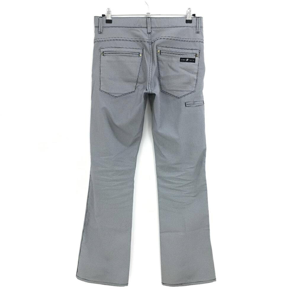 エドウィン パンツ 白×黒 千鳥柄 メンズ M ゴルフウェア EDWIN GOLF