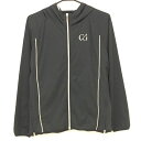 【美品】キャロウェイ ジップパーカー 黒 サイドジップ 裏地メッシュ ジャケット レディース L ゴルフウェア Callaway
