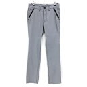 【超美品】ヒールクリーク パンツ 白×黒 千鳥格子 ロゴ刺しゅう ストレッチ メンズ 82 ゴルフウェア Heal Creek(4)