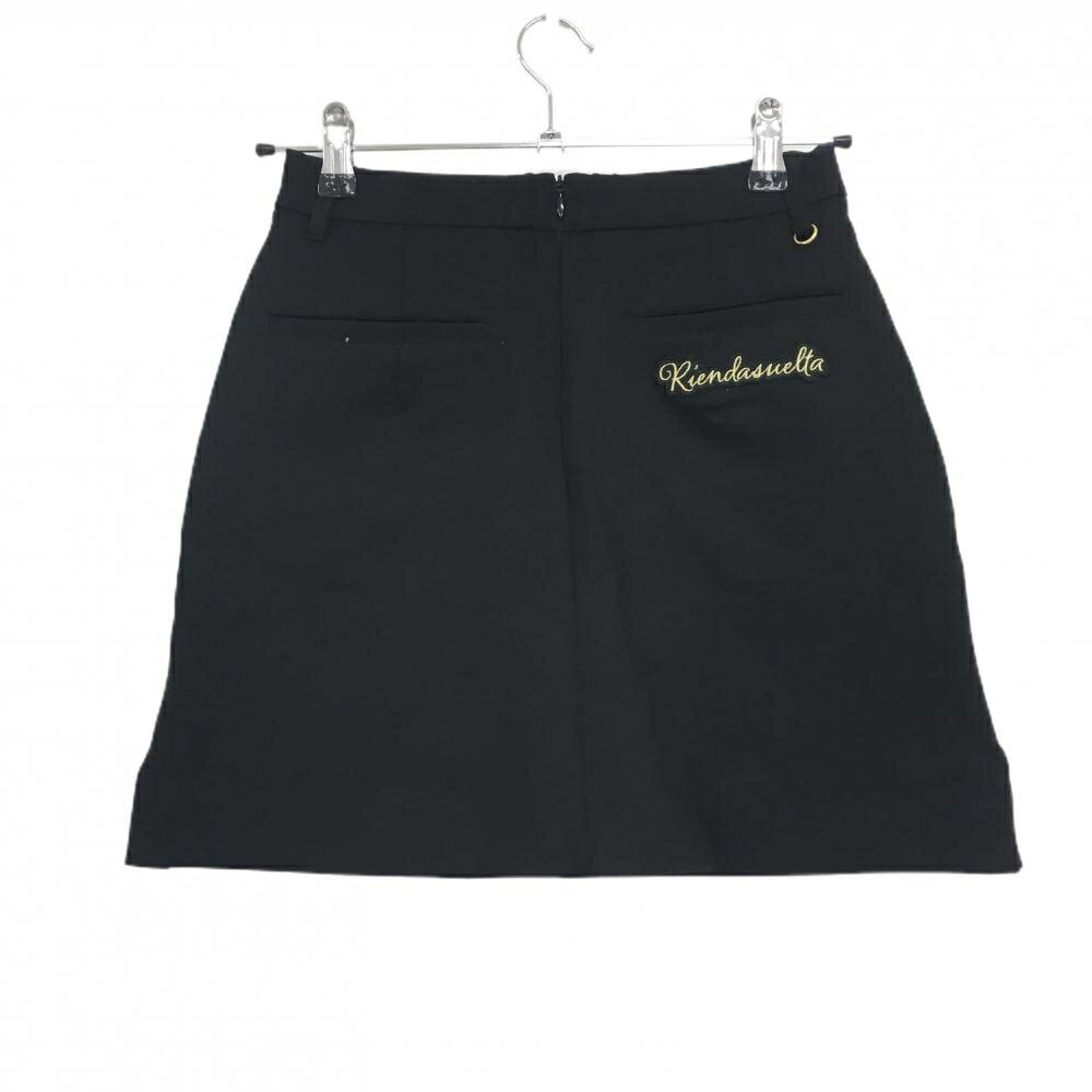 【新品】リエンダスエルタ スカート 黒 ストレッチ 内側インナーパンツ レディース S ゴルフウェア rienda suelta