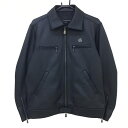 【美品】セントアンドリュース 襟付ジャケット 黒 裏地メッシュ メンズ M ゴルフウェア 2025年モデル St ANDREWS