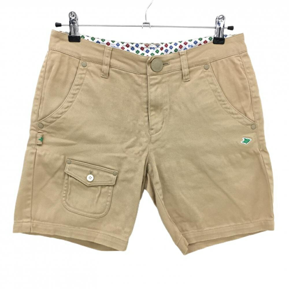 商品説明 ブランド PEARLY GATES アイテム ショートパンツ 表記サイズ 1 ※海外サイズの場合もございます。必ず実寸サイズをご確認ください。 実寸サイズ 　ウエスト：約40cm　股上：約23cm　股下：約17cm　もも幅：約26cm　裾幅：約23.5cm ※実寸サイズの採寸方法については、こちらをご覧ください。 ★実寸サイズは平台に平置きして外寸を測定しており、商品によっては若干の誤差が生じます。数cmの誤差は予めご了承くださいませ。 特徴・仕様 適応時期 春 ・ 夏 ・ 秋 商品ランク A コメント ジップ周り・裾色褪せ 商品ランク（ゴルフウェア） N 新品（タグ付き) S 新品未使用品（タグなし） A+ 使用感や汚れ等がない、または目立たない綺麗な中古品 A 使用感や汚れ等が少ない美品や良品 B+ 使用感や中小の汚れ等がある一般的な中古品 B 使用感や大中の汚れ等がある一般的な中古品 C 使用感や大中の汚れ、小さな穴等がある中古品 商品ランク（ゴルフシューズ） N 新品（タグ付き) S 新品未使用品（タグなし） A+ しわや汚れ等がない、または少ない綺麗な中古品 A しわや小さな汚れはあるが、使用感が少ない美品や良品 B+ しわや中小の汚れ、使用感がある一般的な中古品 B しわや大中の汚れ、使用感がある一般的な中古品 C しわや大中の汚れ、使用感がある中古品 D しわや大きな汚れ、使用感がある中古品 &nbsp;★A+～CランクはUSED品となりますので、神経質な方はご入札をお控えください。 &nbsp;★Nランクは新品商品ですが、一部保管時による汚れ等があります。商品説明や写真で必ずご確認ください。　