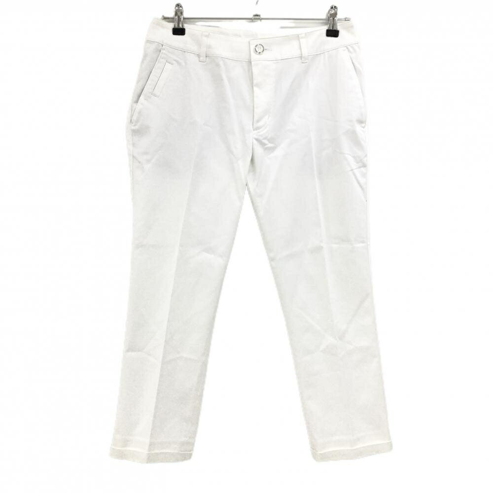 【美品】ゾーイ パンツ 白 ストレッチ レディース 40(L) ゴルフウェア ZOY