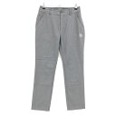 【超美品】ゾーイ パンツ 黒×グレー 千鳥格子 ストレッチ 裏地付 レディース 38(M) ゴルフウェア ZOY