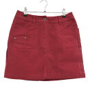 トミーヒルフィガーゴルフ スカート レッド 後ろウエストゴム レディース S ゴルフウェア Tommy Hilfiger Golf(4)