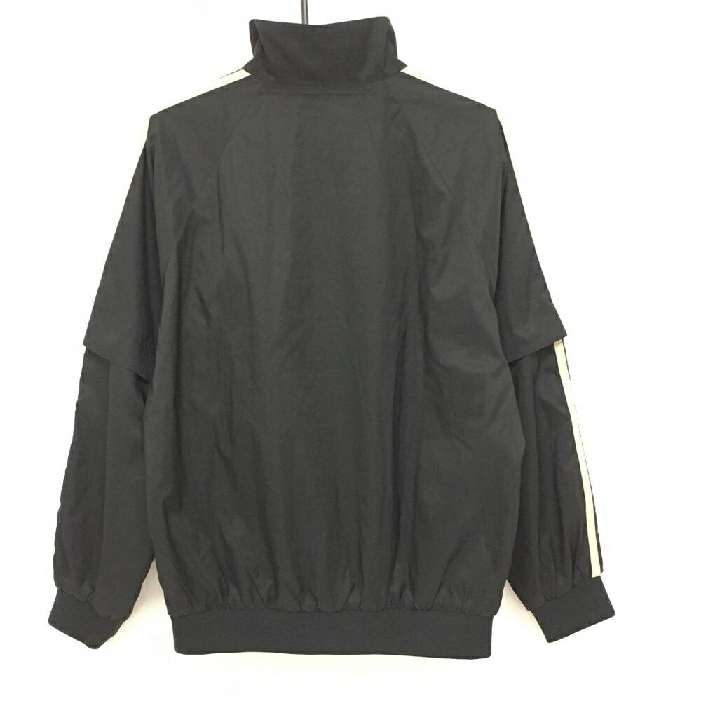 パーリーゲイツ 2WAYブルゾン 黒×ベージュ 袖2ライン 袖着脱可 メンズ 3(S) ゴルフウェア PEARLY GATES