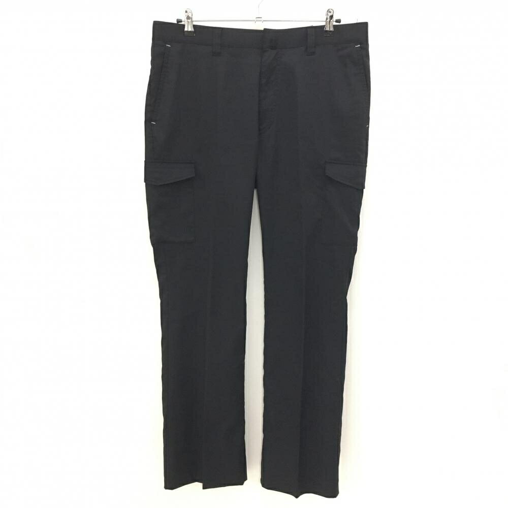 【美品】タイトリスト カーゴパンツ 黒 無地 メンズ 91 ゴルフウェア TITLEIST