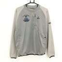 ルコック 切替スニード グレー 胸元刺しゅう メンズ L ゴルフウェア le coq sportif