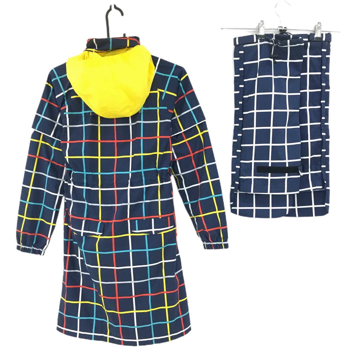 【美品】ルコックゴルフ レインウェア(2WAYレインワンピース×レッグカバー) レディース S ゴルフウェア le coq sportif