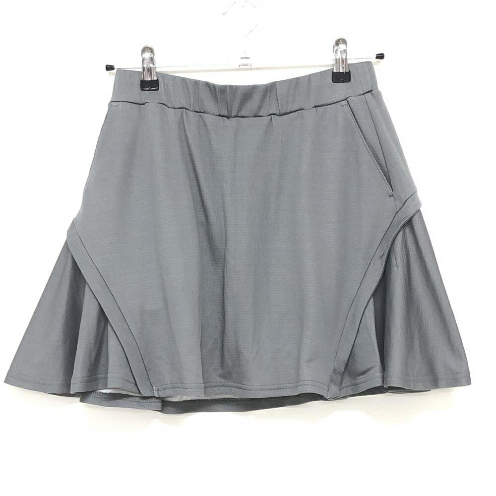 ジャックバニー スカート グレー バックロゴ 内側インナーパンツ レディース 2(L) ゴルフウェア Jack B..