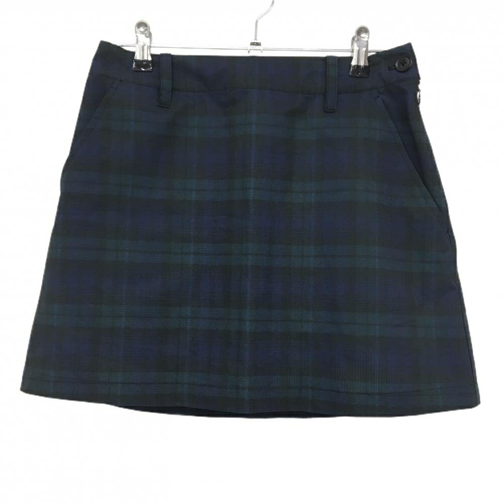 【ポイント10倍！楽天スーパーセール期間限定】セントアンドリュース スカート ネイビー×グリーン チェック レディース S ゴルフウェア St ANDREWS