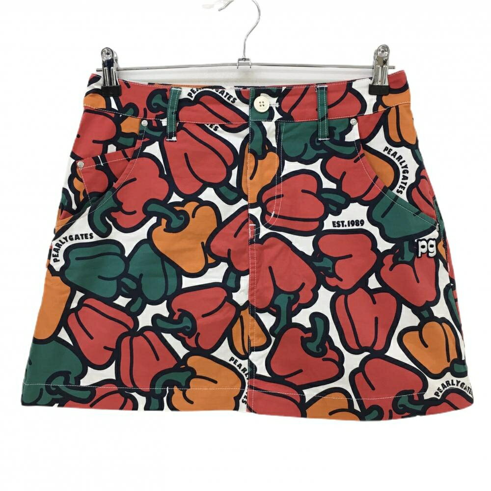 商品説明 ブランド PEARLY GATES アイテム スカート 表記サイズ 1 ※海外サイズの場合もございます。必ず実寸サイズをご確認ください。 実寸サイズ 　ウエスト：約37.5cm　スカート丈：約37cm ※実寸サイズの採寸方法については、こちらをご覧ください。 ★実寸サイズは平台に平置きして外寸を測定しており、商品によっては若干の誤差が生じます。数cmの誤差は予めご了承くださいませ。 特徴・仕様 適応時期 春 ・ 夏 ・ 秋 商品ランク A コメント 金具擦れ 商品ランク（ゴルフウェア） N 新品（タグ付き) S 新品未使用品（タグなし） A+ 使用感や汚れ等がない、または目立たない綺麗な中古品 A 使用感や汚れ等が少ない美品や良品 B+ 使用感や中小の汚れ等がある一般的な中古品 B 使用感や大中の汚れ等がある一般的な中古品 C 使用感や大中の汚れ、小さな穴等がある中古品 商品ランク（ゴルフシューズ） N 新品（タグ付き) S 新品未使用品（タグなし） A+ しわや汚れ等がない、または少ない綺麗な中古品 A しわや小さな汚れはあるが、使用感が少ない美品や良品 B+ しわや中小の汚れ、使用感がある一般的な中古品 B しわや大中の汚れ、使用感がある一般的な中古品 C しわや大中の汚れ、使用感がある中古品 D しわや大きな汚れ、使用感がある中古品 &nbsp;★A+～CランクはUSED品となりますので、神経質な方はご入札をお控えください。 &nbsp;★Nランクは新品商品ですが、一部保管時による汚れ等があります。商品説明や写真で必ずご確認ください。　