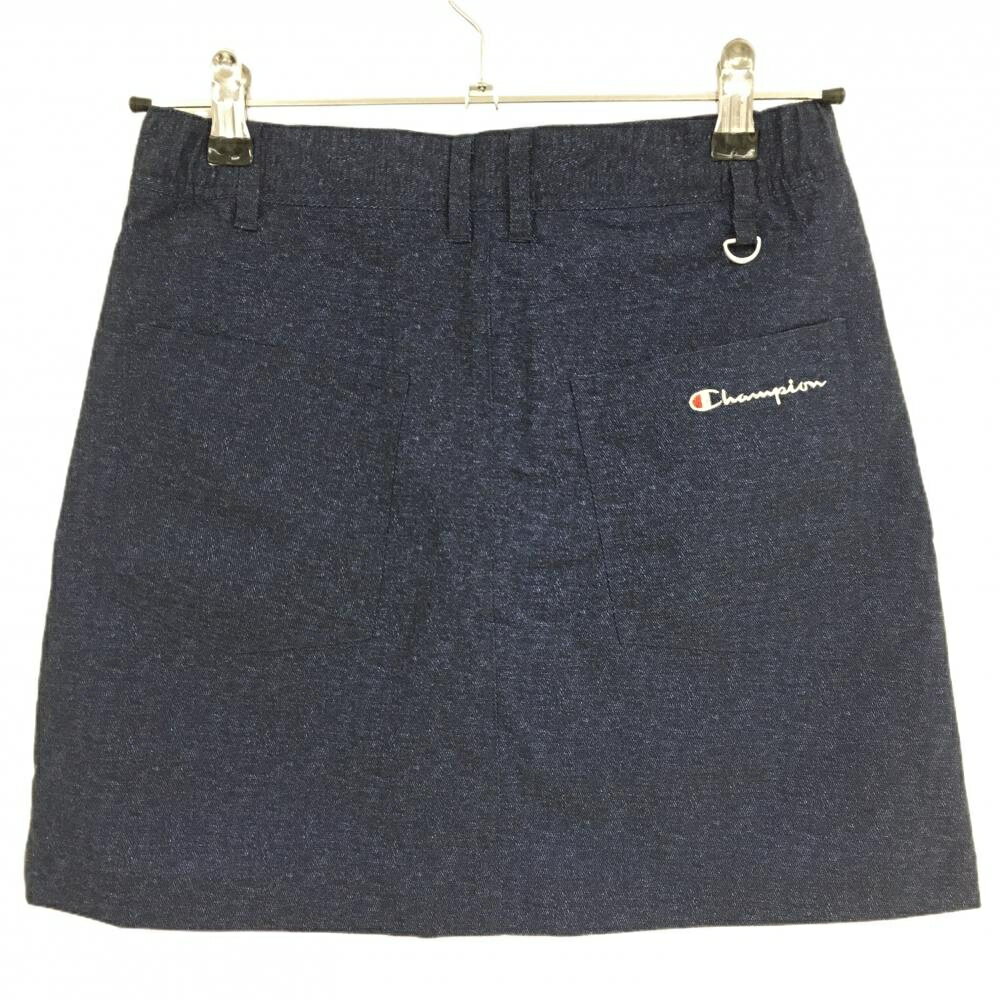 【新品】チャンピオン スカート ネイビー ストレッチ 撥水 内側インナーパンツ レディース M ゴルフウェア Champion