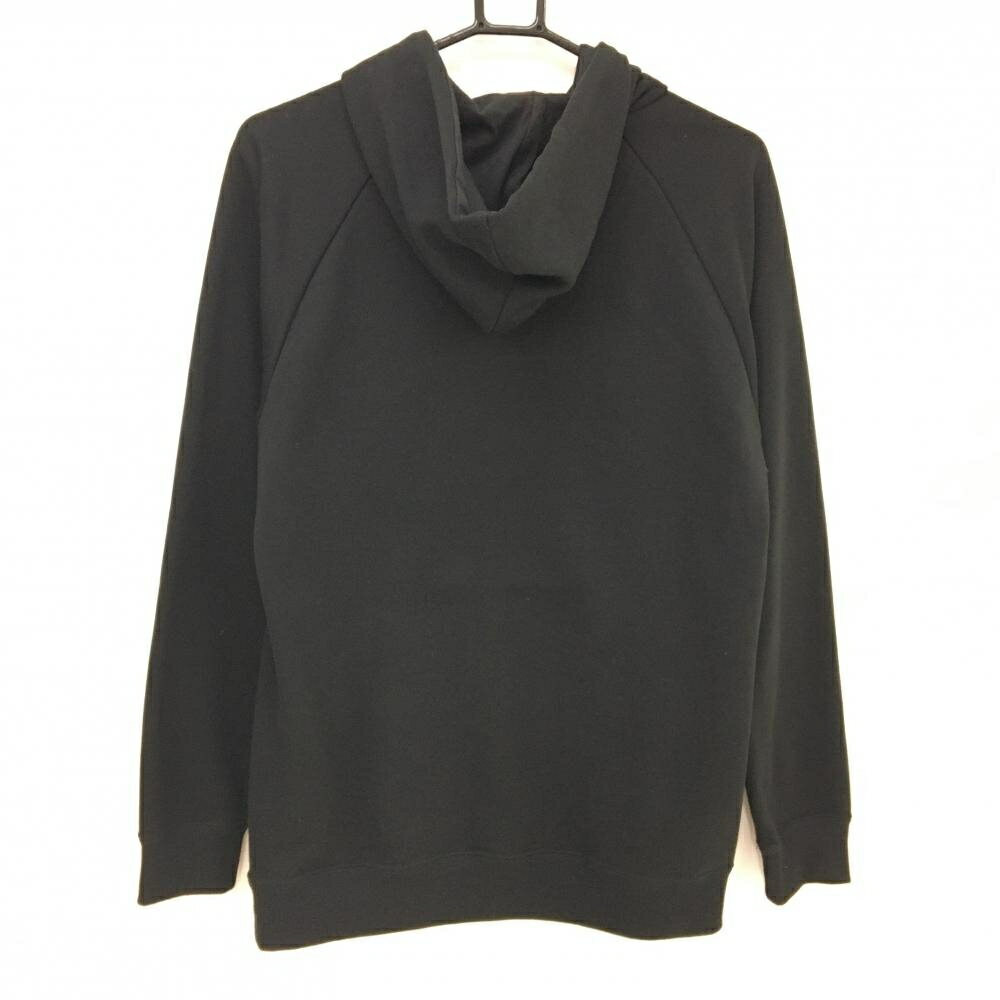 【美品】キャロウェイ パーカー 黒 ロゴ白 ポケット付 メンズ M ゴルフウェア Callaway