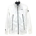 【新品】オークリー ジャケット 白 撥水 防風 ストレッチ メンズ M ゴルフウェア Oakley