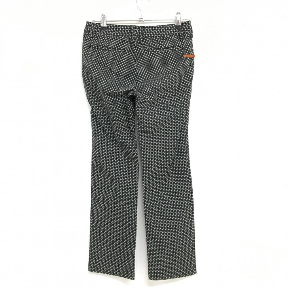 【美品】プーマ パンツ グレー×ライトベージュ 千鳥格子 ストレッチ レディース L ゴルフウェア PUMA