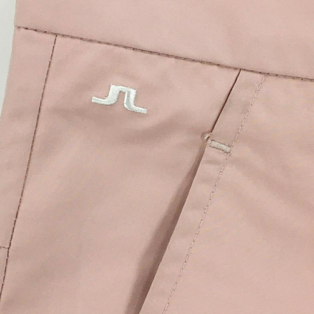 ジェイリンドバーグ ハーフパンツ ピンク シンプル ロゴ刺しゅう レディース 27 ゴ...