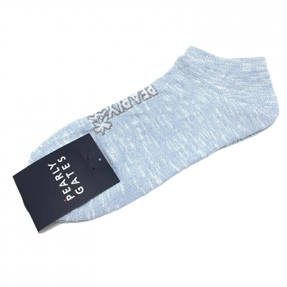 【新品】パーリーゲイツ アンクルソックス ブルー くるぶしソックス 日本製 メンズ ゴルフウェア PEARLY GATES