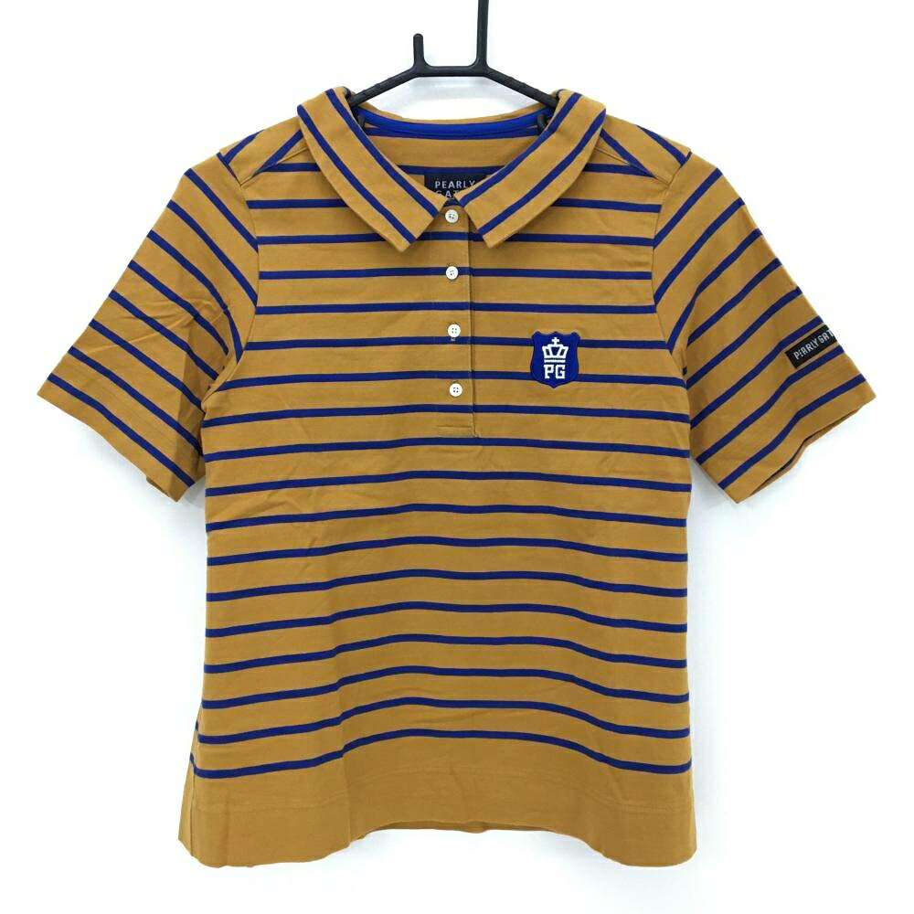 商品説明 ブランド PEARLY GATES アイテム 半袖ポロシャツ 表記サイズ 1 ※海外サイズの場合もございます。必ず実寸サイズをご確認ください。 実寸サイズ 　身幅：約47.5cm　袖丈：約23cm　肩幅：約36cm　着丈：約57cm ※実寸サイズの採寸方法については、こちらをご覧ください。 ★実寸サイズは平台に平置きして外寸を測定しており、商品によっては若干の誤差が生じます。数cmの誤差は予めご了承くださいませ。 特徴・仕様 適応時期 春 ・ 夏 商品ランク A+ コメント 商品ランク（ゴルフウェア） N 新品（タグ付き) S 新品未使用品（タグなし） A+ 使用感や汚れ等がない、または目立たない綺麗な中古品 A 使用感や汚れ等が少ない美品や良品 B+ 使用感や中小の汚れ等がある一般的な中古品 B 使用感や大中の汚れ等がある一般的な中古品 C 使用感や大中の汚れ、小さな穴等がある中古品 商品ランク（ゴルフシューズ） N 新品（タグ付き) S 新品未使用品（タグなし） A+ しわや汚れ等がない、または少ない綺麗な中古品 A しわや小さな汚れはあるが、使用感が少ない美品や良品 B+ しわや中小の汚れ、使用感がある一般的な中古品 B しわや大中の汚れ、使用感がある一般的な中古品 C しわや大中の汚れ、使用感がある中古品 D しわや大きな汚れ、使用感がある中古品 &nbsp;★A+～CランクはUSED品となりますので、神経質な方はご入札をお控えください。 &nbsp;★Nランクは新品商品ですが、一部保管時による汚れ等があります。商品説明や写真で必ずご確認ください。　