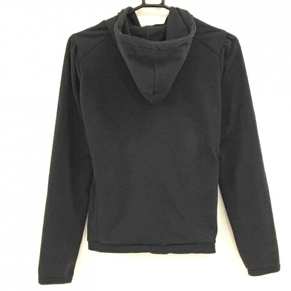 プーマ ジップパーカー 黒 ロゴ刺しゅう ジャケット レディース L ゴルフウェア PUMA