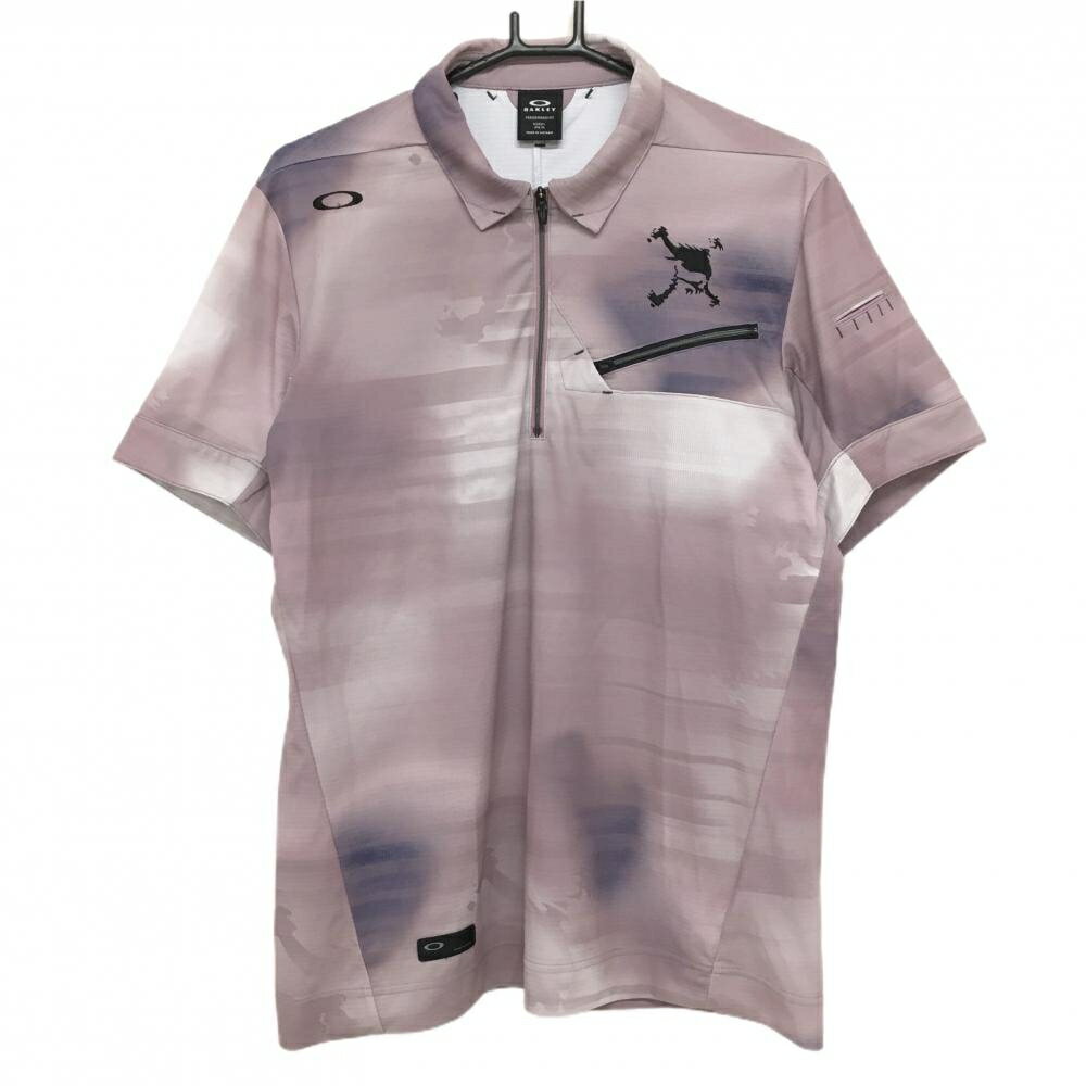オークリー半袖ポロシャツピンク系グ...