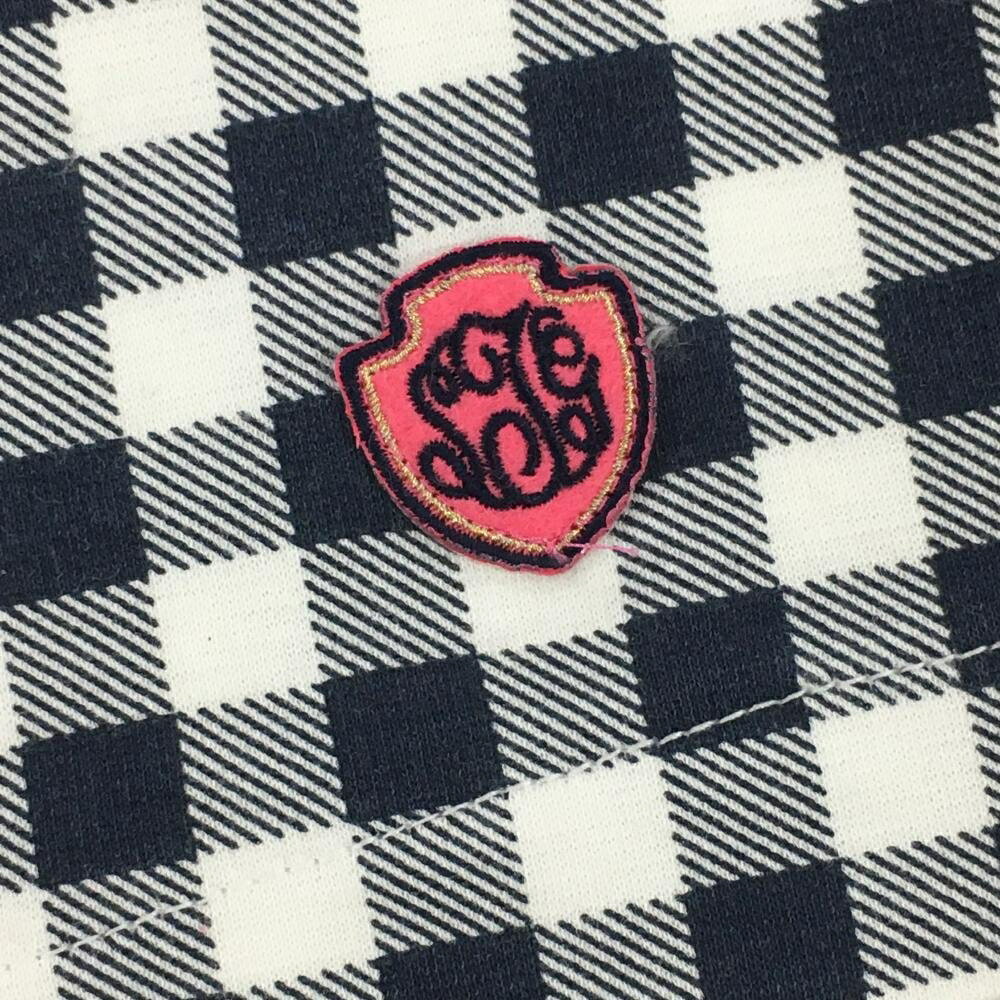 サマンサタバサUNDER25 スカート ネイビー×白 チェック柄 レディース M ゴルフウェア Samantha Thavasa